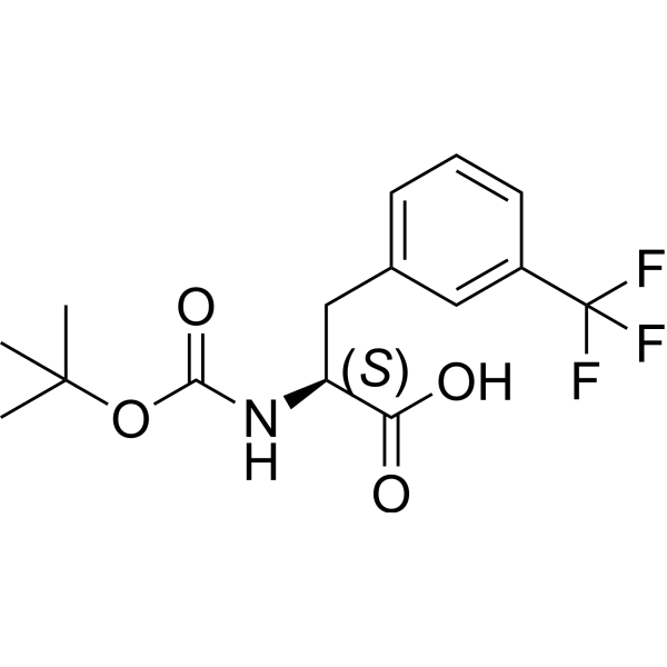 (S)-3-((tert-Butoxycarbonyl)amino)-3-(3-(trifluoromethyl)phenyl)propanoic acid 500770-78-5
